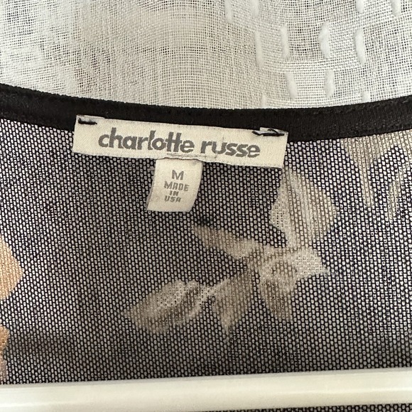 ✨ VTG Y2K Whimsigoth Floral Dress – Black – Medium Fairy Grunge Witchy Holiday ✨ - Picture 6 of 9